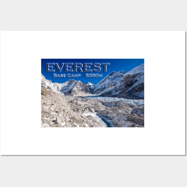 EVEREST Base camp Wall Art by geoffshoults